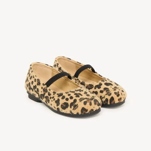 Meisjesbabybroek met elastiek en pantermotief 