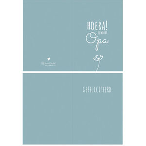 Carte de voeux Hoera je wordt opa 