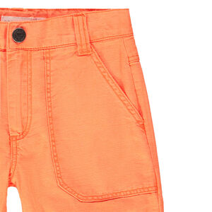 Bermuda en viscose avec revers pour garçon 