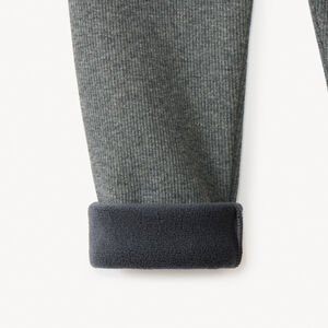 Ribbroekje met fleecevoering in effen kleur voor meisje 