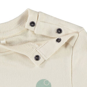 Jogging fleece met print voor jongen 