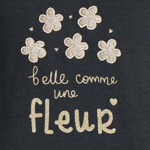 Lange mouwen T-shirt voor babymeisjes met fantasie borduursel 
