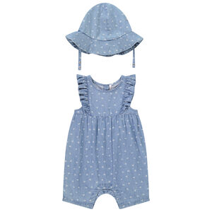 Twee-delige jeanslook set met charlotte voor meisjes 