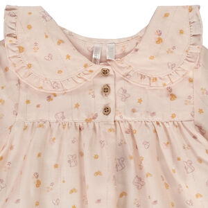 Tweedelig setje met fantasieprint voor babymeisje 