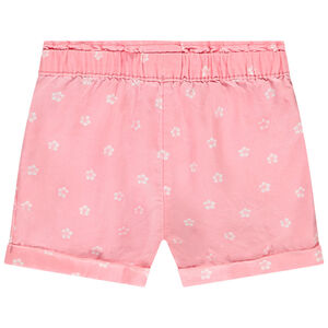 Short imprimé fleurs d'Hibiscus pour bébé fille 