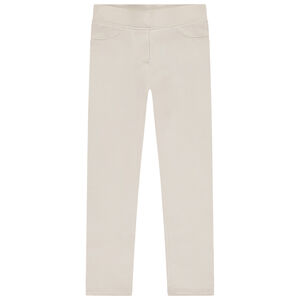 Jegging en molleton uni pour fille 