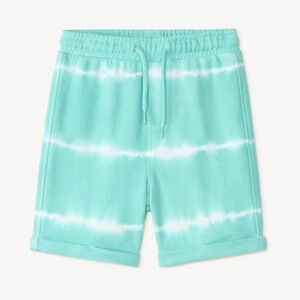 Short van gebreide stof met tie-dye effect voor jongensbaby's 
