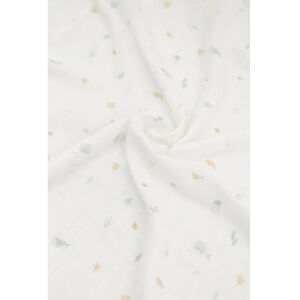 Lot de 2 langes mousseline XL - Sealife/Light Blue - 120x120 cm  