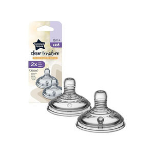 SILICON PACIFIER TT CTN 2X VARI FLOW TEATS 