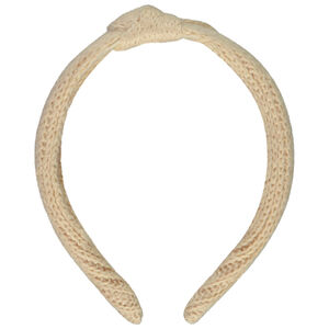 Gebreide haarband met knoop effect voor meisjes 