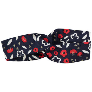 Hoge hoofdband met bloemen voor meisjes 