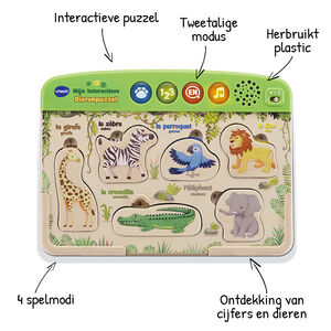 Mijn Interactieve Dierenpuzzel NL 