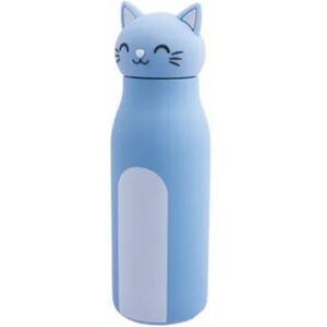 Gourde en inox + paille silicone - Mia - 350 ml 