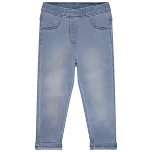 Jegging super strech en twill pour bébé fille 