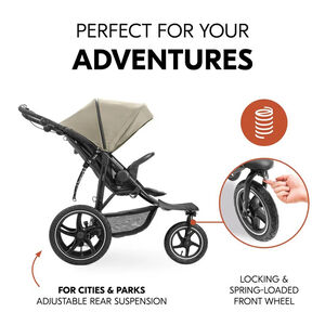 Poussette Jogger Runner 3 Tout-terrain Olive 