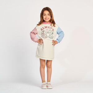 Robe à capuche en molleton Stitch Disney pour fille 