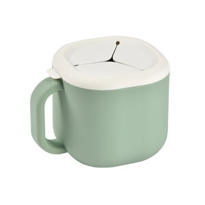 Tasse Pick & Snack en silicone sage green 