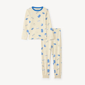 Pyjama 2 delige jongen met ontbijtdessin 