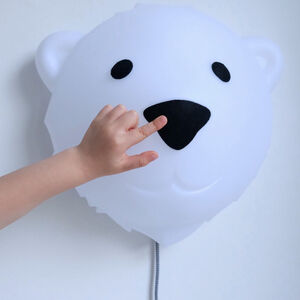 Teddybeer wandlamp - voetschakelaar  