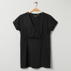 T-shirt manches courtes de grossesse et d'allaitement 