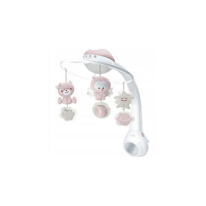 NIGHTLIGHT - PROJECTOR 3 IN 1 PROJECTOR MUSICAL MOBILE LICHT PINK 