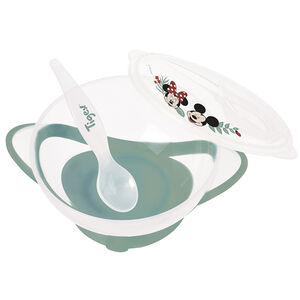 Bol ventouse avec cuillère Mickey et Minnie Disney 
