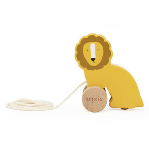 Trekspeelgoed van hout 9CM Mr. Lion 