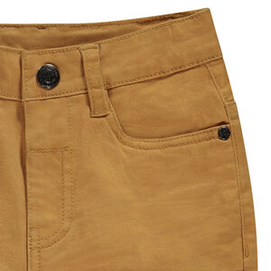 Jongens twill broek met kreuk-effect 