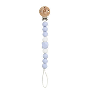 Fopspeenhouder van silicone - Blauw 
