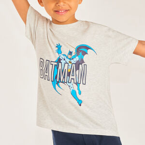 T-shirt met korte mouwen met Batman Warner print voor jongens 
