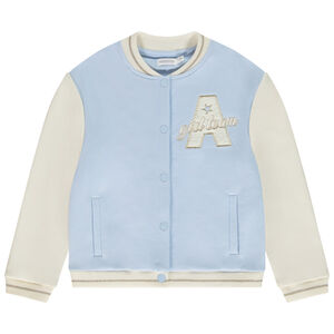 Blouson teddy en molleton patch bouclettes pour fille 