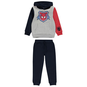 Jogging set met kleurblok effect Spider-Man Marvel voor jongens 
