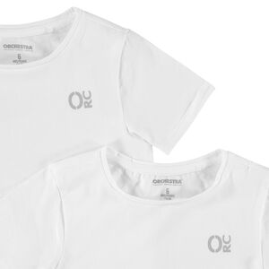 Lot de 2 maillots de corps unis en coton avec logo printé 