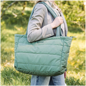 Luiertas shopper gewatteerd Groen  