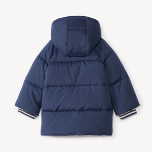 Donsjas lang, gewatteerd en gevoerd met sherpa voor babyjongens 