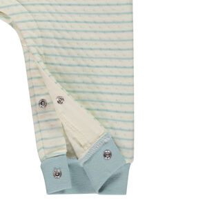 Combinaison en maille fantaisie rayée pour bébé garçon 