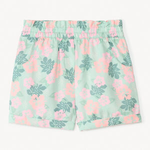 Short en tissu imprimé fantaisie pour fille 