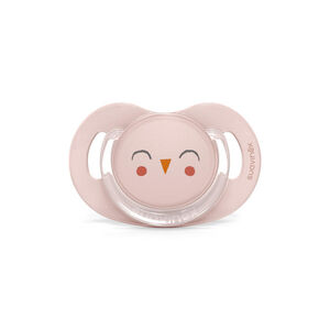 Sucette en silicone symétrique SxPro 6/18M - Bonhomia rose 