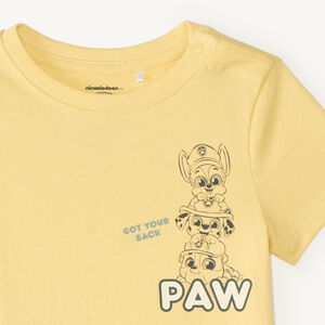 Oversized korte mouwen T-shirt met Paw Patrol print voor babyjongen 