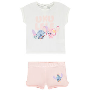 Ensemble 2 pièces Stitch & Angel Disney pour bébé fille 