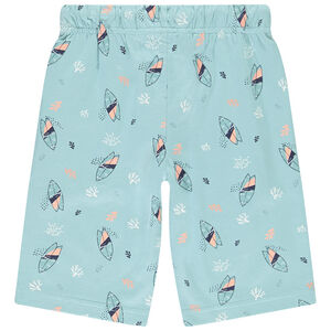 Set pyjama 2-delig t-shirt + short fantasie surf voor jongens 