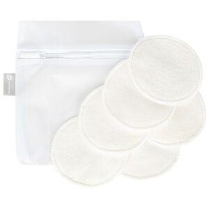 Coussinets d'allaitement lavables en viscose de bambou x6 