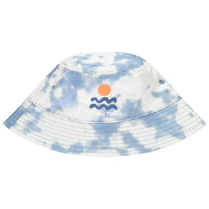 Bob T-shirt met tie-dye effect en puff print golven voor baby jongen 