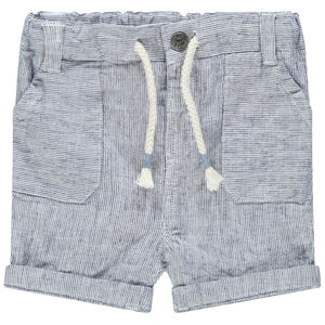 Bermuda met overal strepen en zakken 