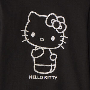 Ondertrui met rolkraag en glitterprint van Hello Kitty 