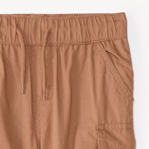 Joggingbroek voor jongens in een enkele kleur met cargo-stijl 