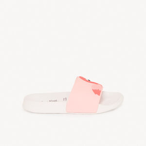 Roze flamingo slippers voor meisjes met bandje volgens maat 
