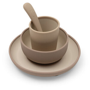 Eetset baby silicone Natural Shades 