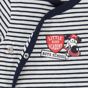 Set van 5 rompers met print “preschool academy” voor babyjongens 