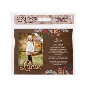 Cadre photo personnalisé 18,5 x 14,5 cm Lucie 
